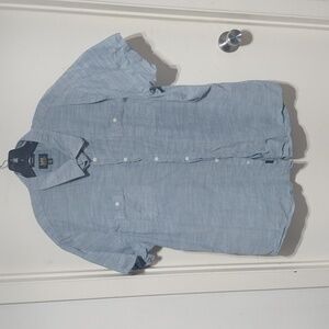 XXL Lee Stretch Button Down Short Sleeve Shirt